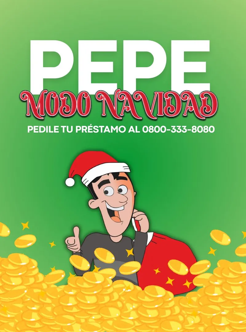 Pieza gráfica de archivo para Pepe Presta, campaña de octubre